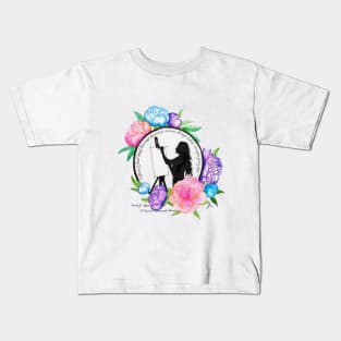 Floral Artist Quote Kids T-Shirt